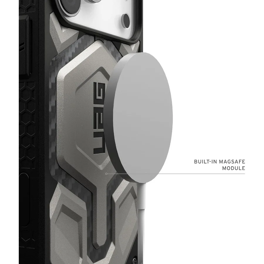 Projetado para iPhone 17 Pro Max Case Monarch Pro – Compatível com capa protetora de grau militar MagSafe