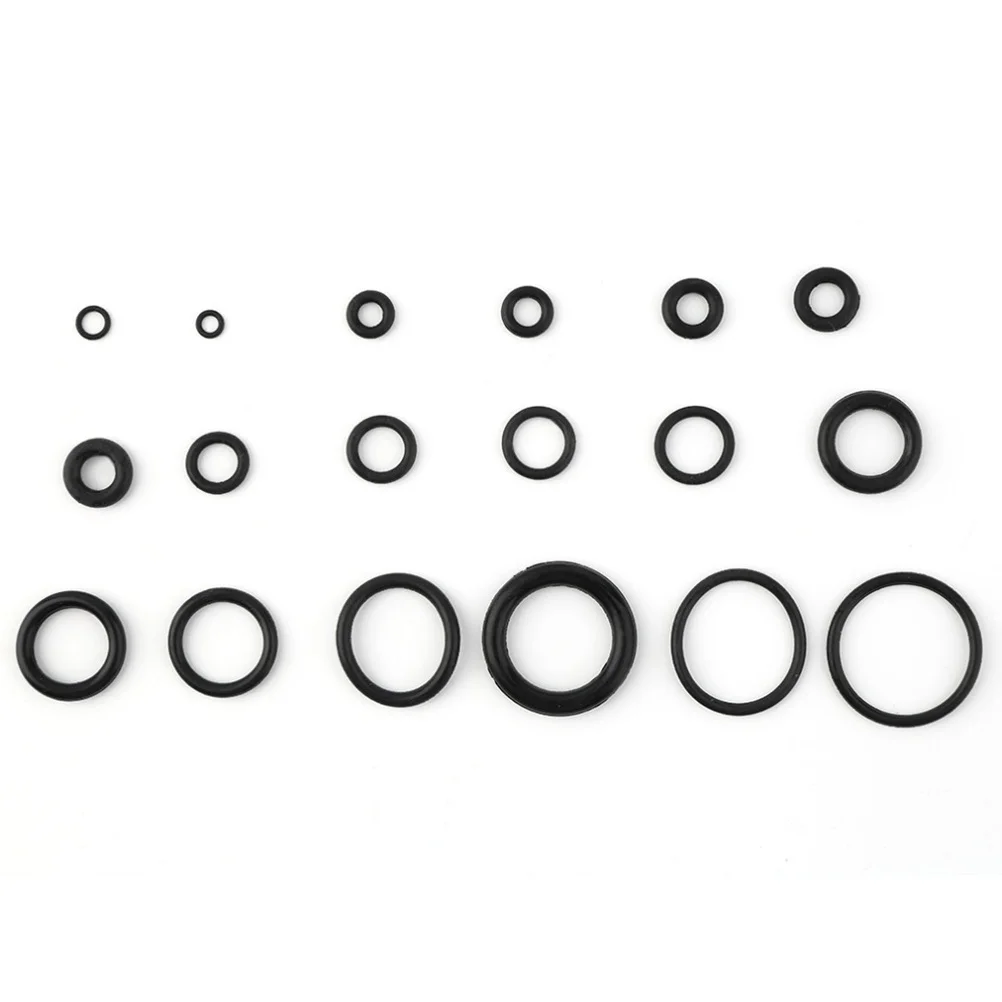 

225Pcs Seal Ring Set Heat-Resistant Rubber Gasket Assortment 18 Sizes for Auto Appliance Mechanical Use Kit