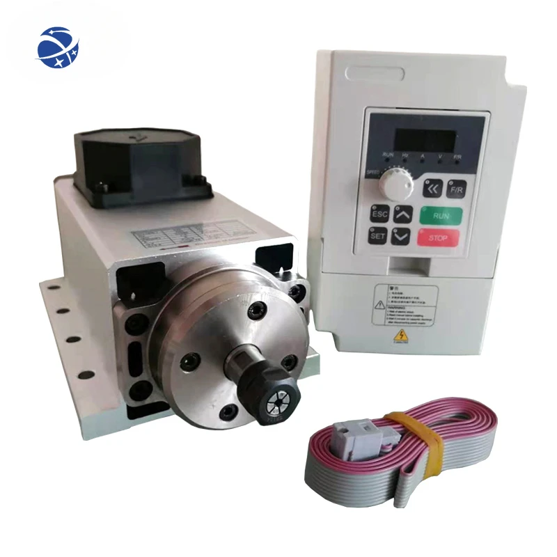 

Yun Yi HOLRY 1.5kw 2.2kw 3.5kw 4.5kw 300HZ ER20 Spindle Motor Air Cooled Motor CNC Spindle Motor Machine Tool Spindle