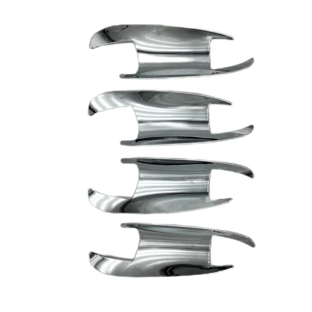 4x Chrome Door Handle Bowl Cover Trim For Mercedes B C E GLK ML GL GLE GLS Class