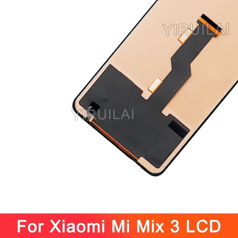 AMOLED シャオ mi mi ミックス 3 lcd ディスプレイタッチスクリーンデジタイザフレーム 6.39 "シャオ mi mix3 5 グラム M1810E5A 画面交換