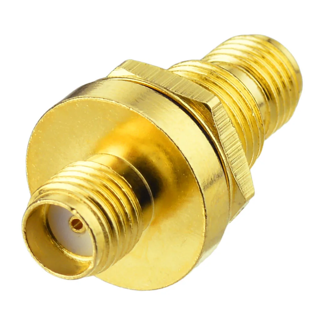 Superbat 5pcs SMA Adapter SMA Jack to Female Bulkhead O-ring Straight RF Coaxial Connector