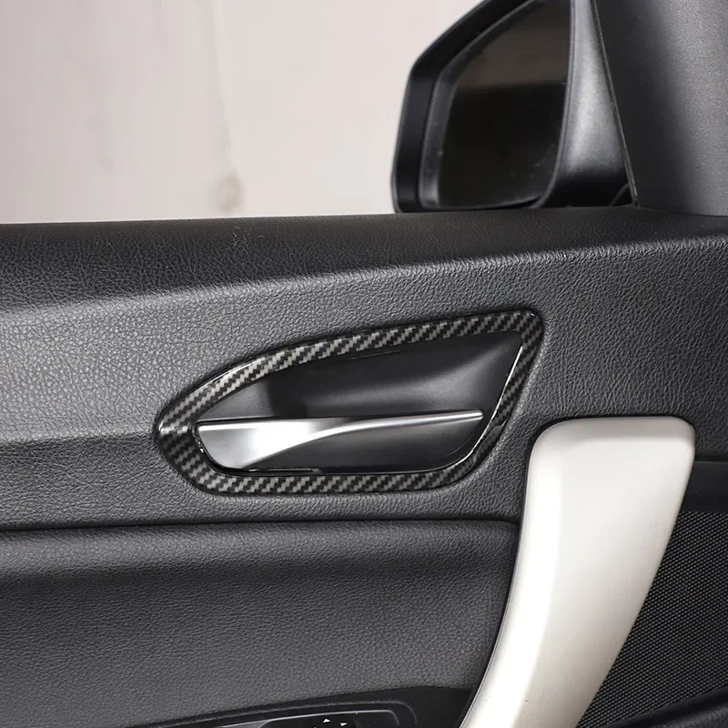 

For BMW 1 2 Series F20 F21 F22 F23 2012-2019 ABS Silver Car Inner Door Handle Catch Frame Cover Trim Stickers Car Accessories
