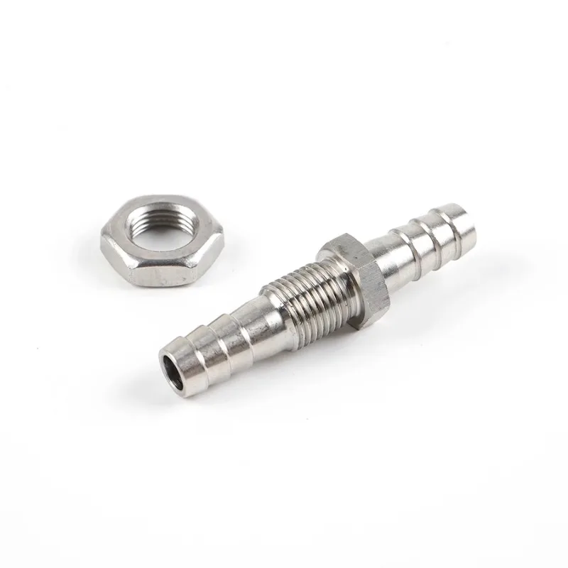 High Pressure 2 2.5 3 4 5 6 7 8 9 10 11 12 13 14 15 16 17 18 19 20 22 25 30 32mm Hose Barb Bulkhead 304 Stainless Pipe Fitting