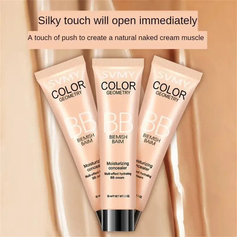 Heallor Gouache Bb Cream Easy To Push Professional Matte Foundation Make-up For Isolation And Nourishment Beauty And Health Bb C