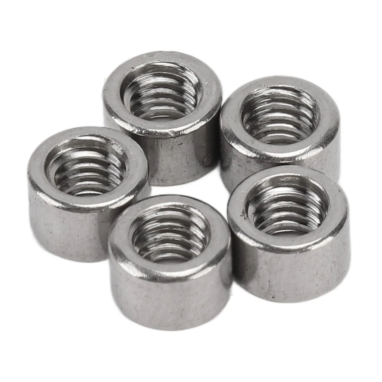 50 Pcs Round Coupling Nut M4x0.7 4mm Length 304 Stainless Steel Sturdy Round Connector Nuts for Maintenance Round Coupling Nut