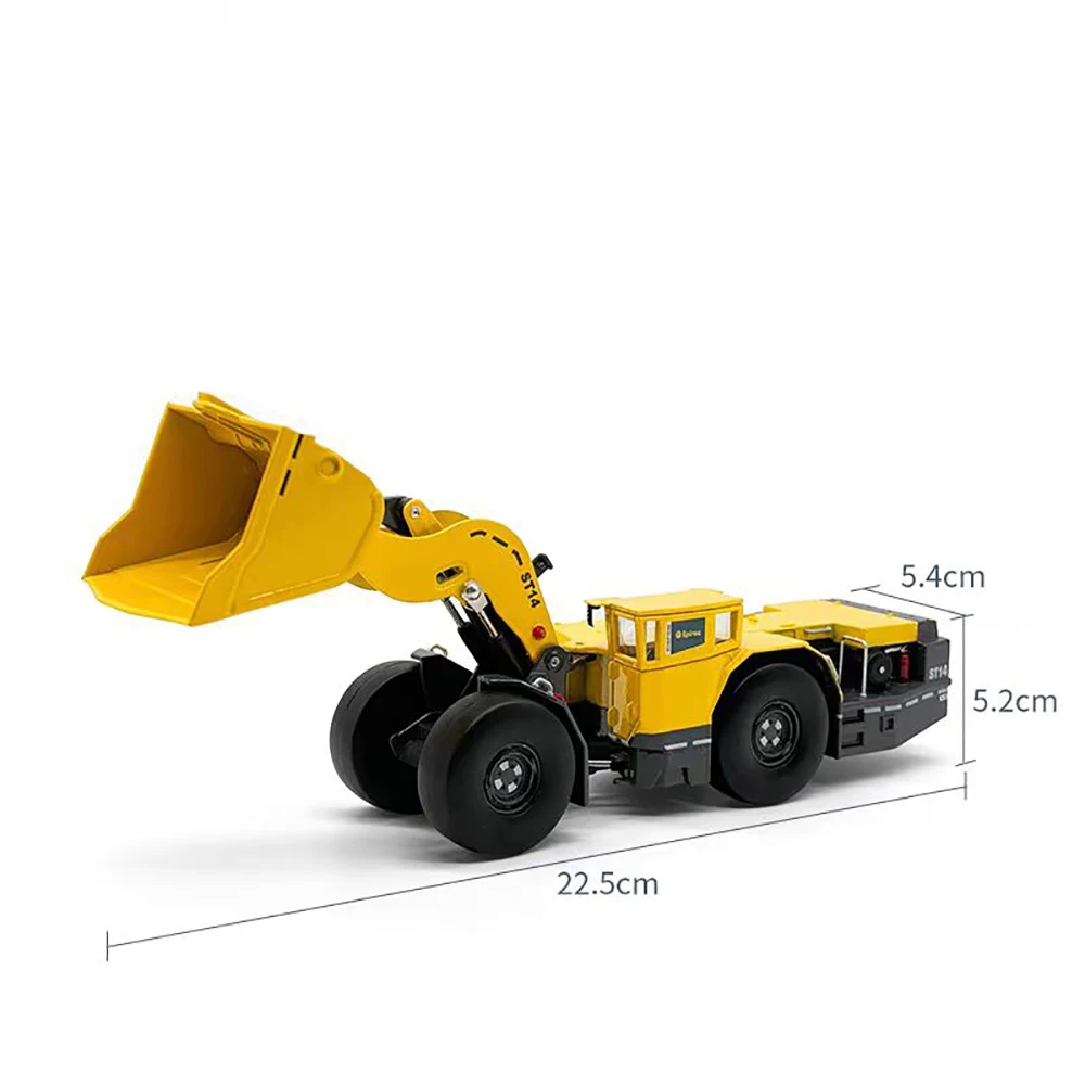 Epiroc ST14 Large Forklift Transport Truck Simulation Alloy Engineering Vehicle Model Fans Collection Home Metal Decoration