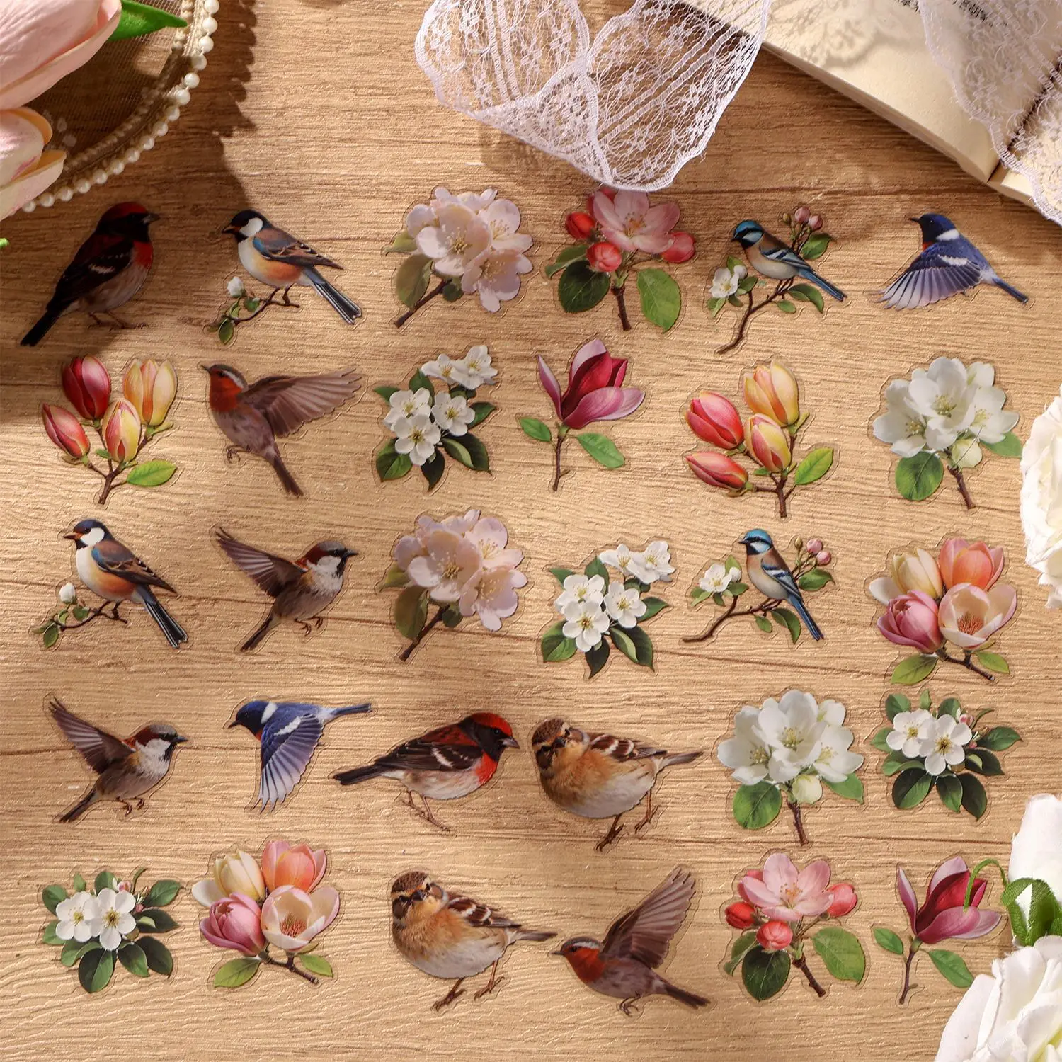 

15pcs/1lot Kawaii Scrapbook Sticker Chunye Manxu Scrapbooking Supplies Planner Decorative Stationery