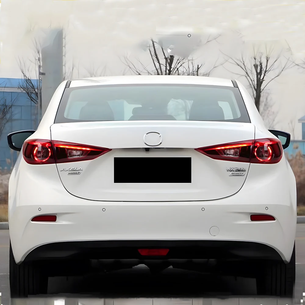 ATV&UTVCar Taillights Assembly for Mazda 3 Axela 2014-2018 LED Auto Rear Back Lamps Upgrade Highlight Flashing Taillight Accesso