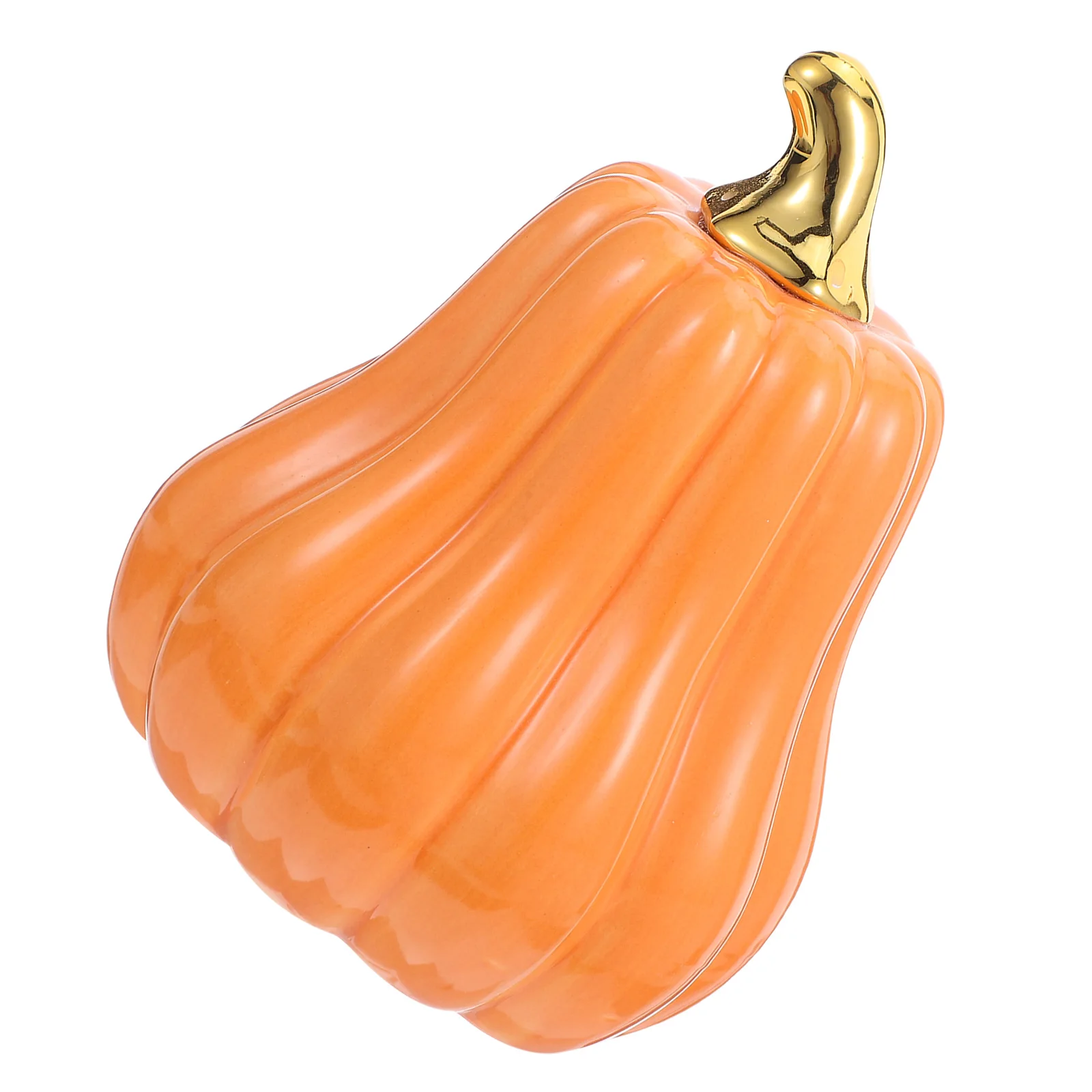 Ceramic Pumpkin Ornaments Fall Table Decor Decorations Indoor Halloween Pumpkins Craft Home Decorating