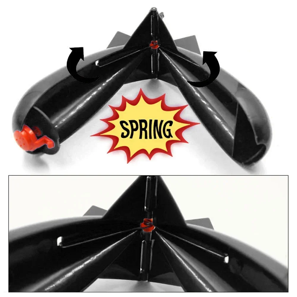 Carp Fishing Rocket Feeder Spod Bomb Float Lure Bait Holder Spomb Pellet Rockets Feeders Position Gear Accessories - view 5