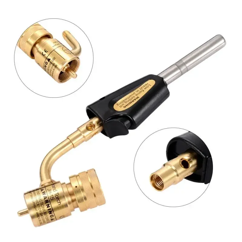

MAP Welding Torches Gas Self Ignition Turbo Torch Brazing Soldering Propane Plumbing Gun US Camping Barbecue Kitchen Baking