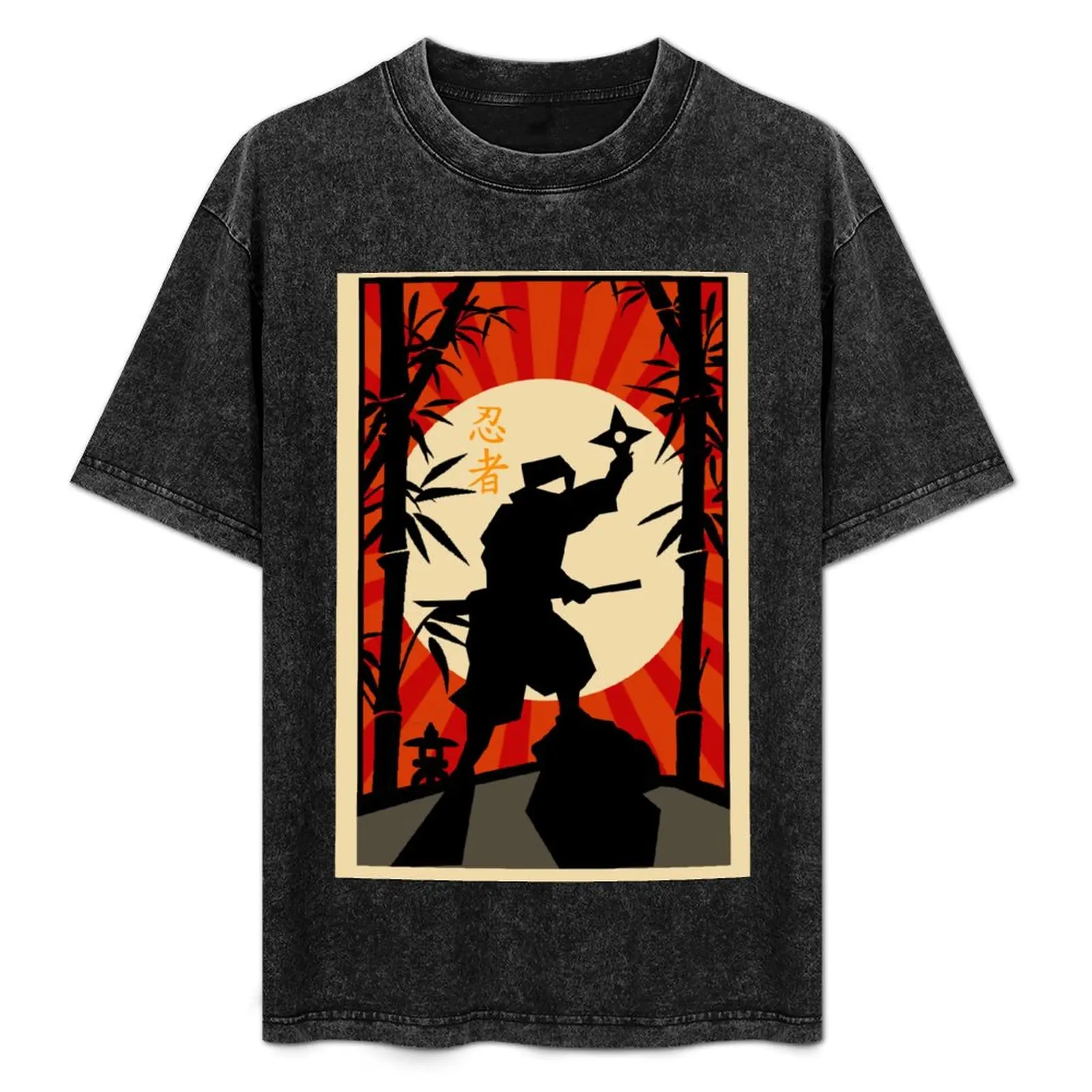 

Ninja Stickers and Shirts - Ninjutsu Artwork Dojo Shirt Ninpo - Ninja T-Shirt Casual Everyday Short Sleeve T-Shirt