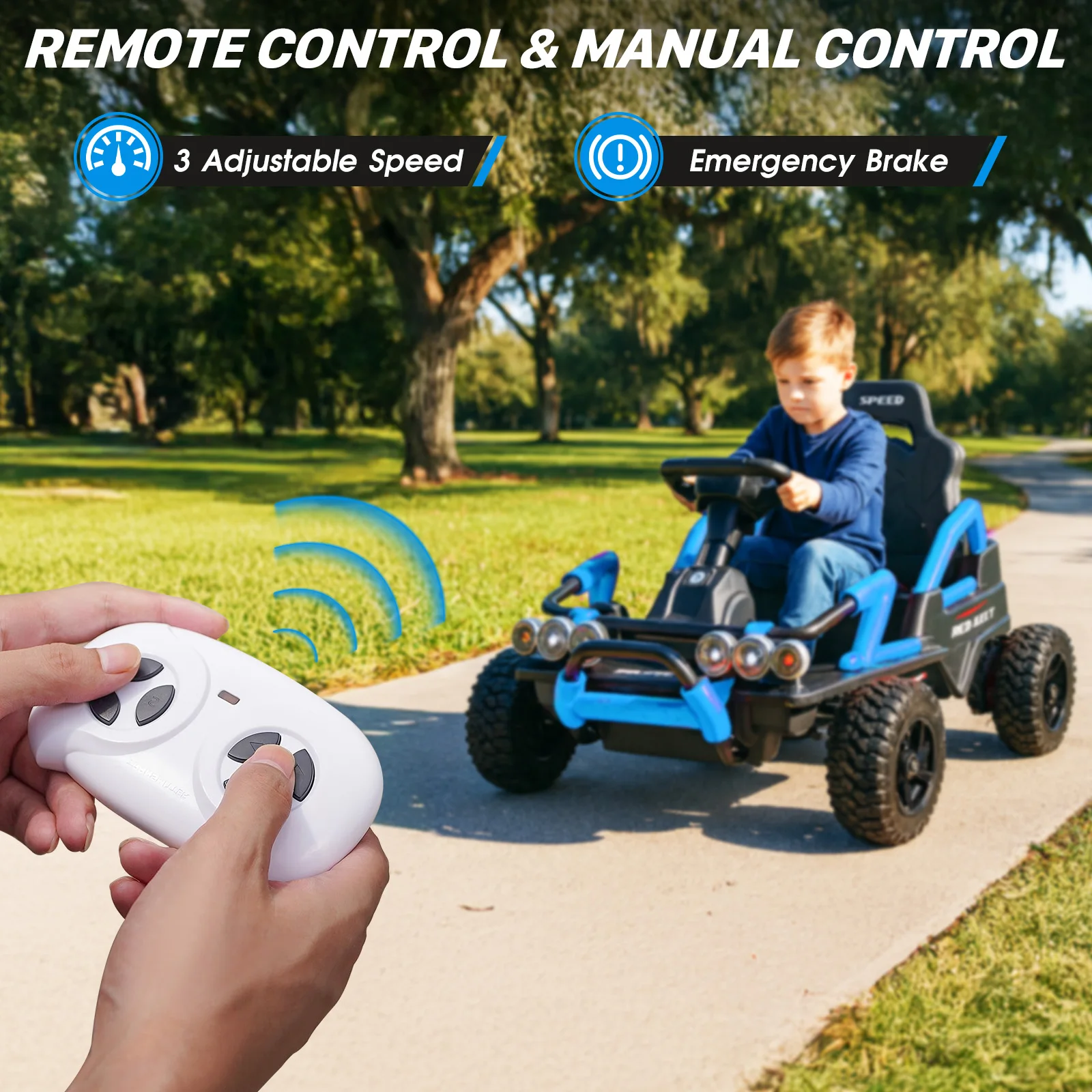 Samochód elektryczny 24V dla starszych dzieci, pojazdy elektryczne dla dzieci w wieku 3-12 lat, prezenty świąteczne dla dzieci, samochód elektryczny zasilany akumulatorem