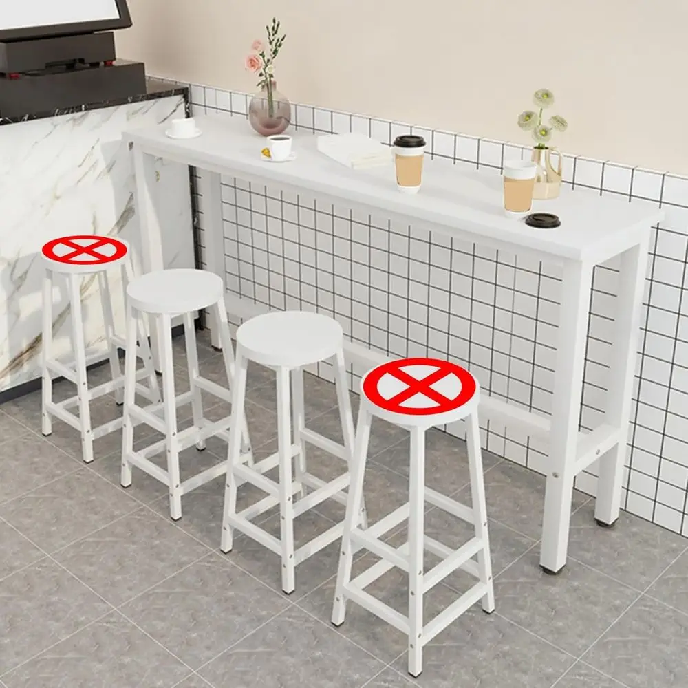 

Elegant Wooden Bar Table Set with Stools for Kitchen Counter Height Dining