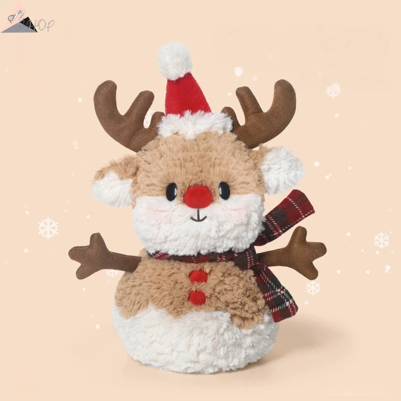 

Christmas Eve Buddy Plush Set - Reindeer & Snowman, Snuggly Bedtime Companions, Magical Holiday Gift Pair