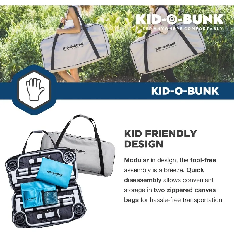 القرص O-Bed Youth Kid-O-Bunk مع المنظمون