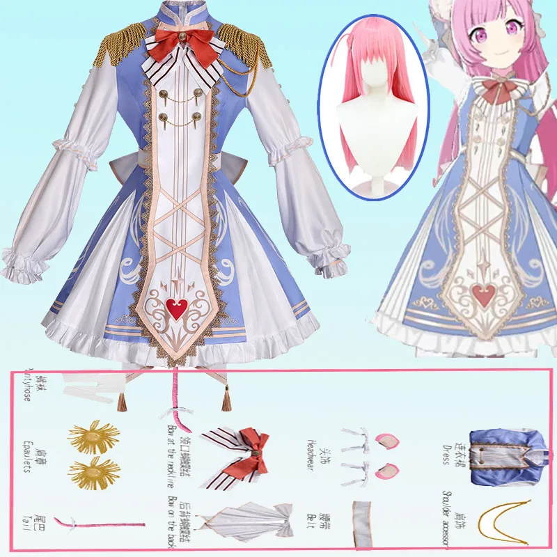 

Игровой проект Sekai Косплей Otori Emu Косплей Девушка Белый День святого Валентина Платье Emu Костюм Хэллоуин Униформа для женщин