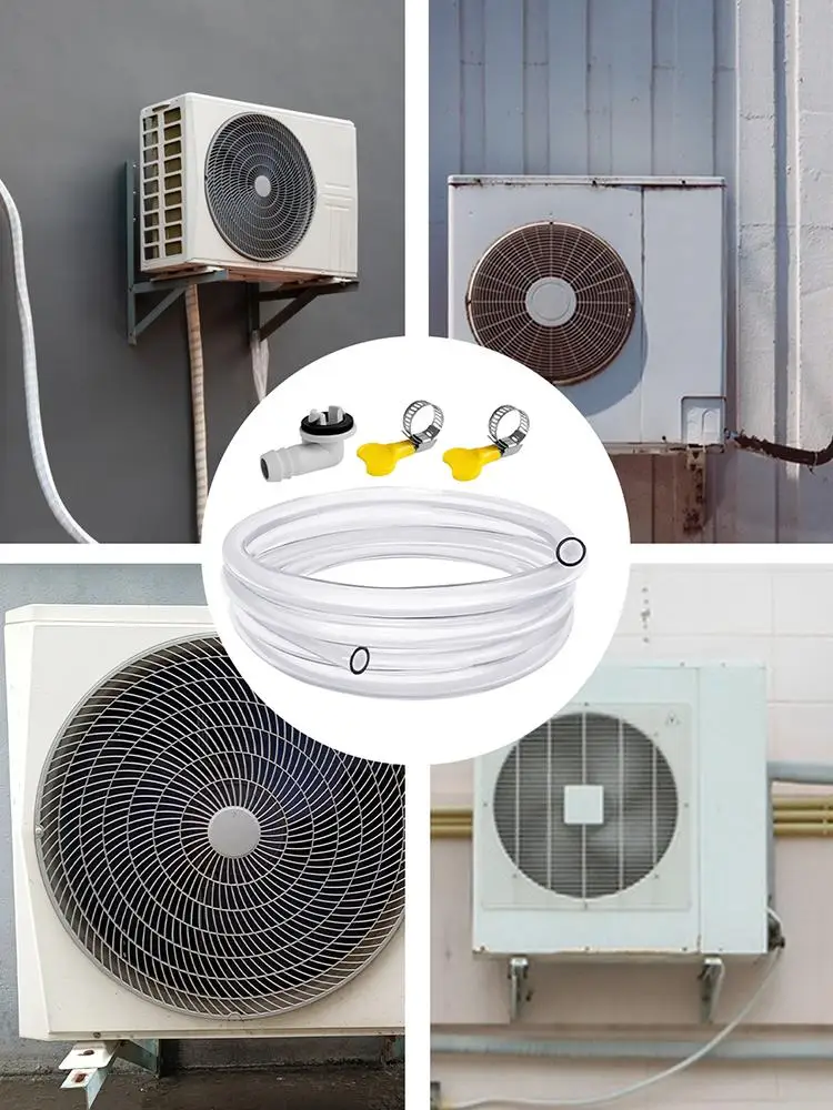 

Portable AC Drain Hose Leak-Proof Portable AC Drain Hose Reusable Air Conditioning Drain Pipe for Most Window Air Conditioner