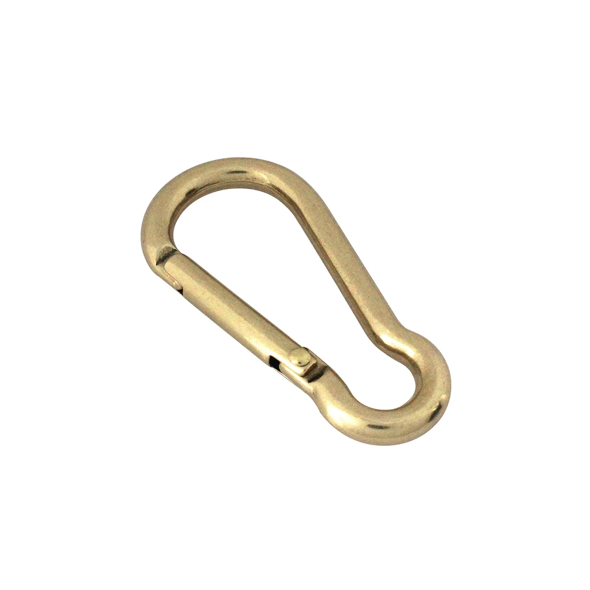 1pcs Solid Brass Snap Hook High Quality Trigger Lobster push gate Hook Clasp Clip for Leather Craft Bag Strap Belt Webbing