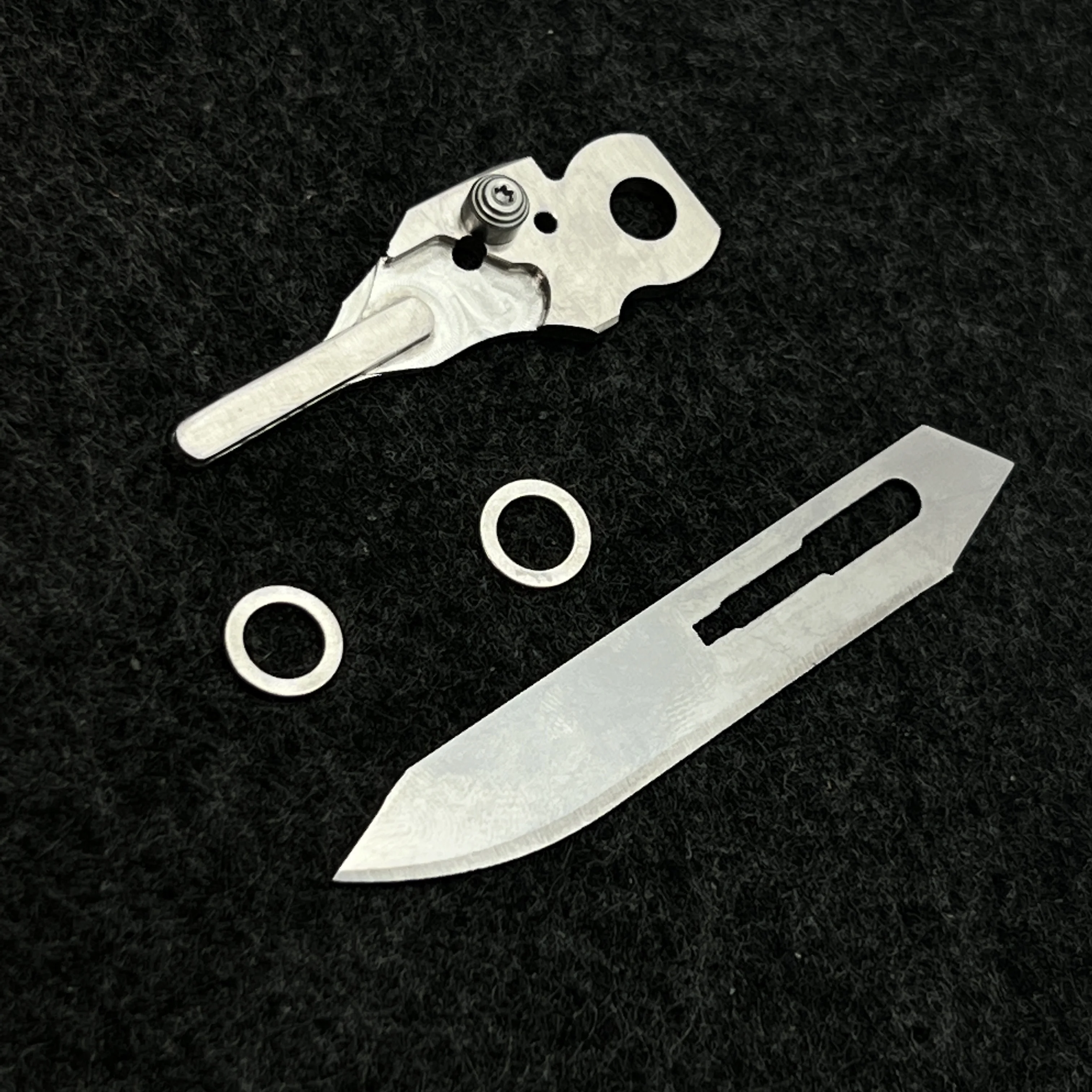 1 set For Leatherman TTI Wave Signal Scalpel Handle with Thumb Grip Easy Open Replace Main Knife Fit Surgical Blades No.60