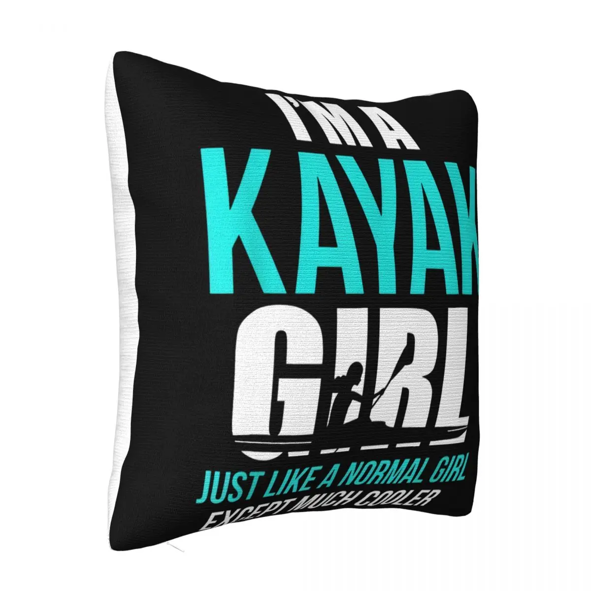 Im A Kayak Girl Funny Kayaking Splicing Aesthetic Children Women Cool Original Youth Rock Casual Pride Teenage Pillow Case