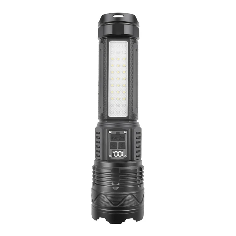 

Outdoors Super Bright Flashlight Camping Hand Lamp Spotlight Focus Long Range Red And White Flashlight Red And White Flashlight