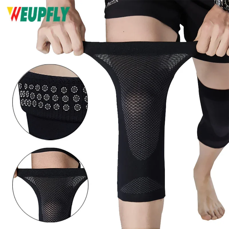 1 Pair Knee Support Brace Ultra Thin Compression Knee Sleeve for Arthritis Joint Sports Fitness Running Protector Kneepads