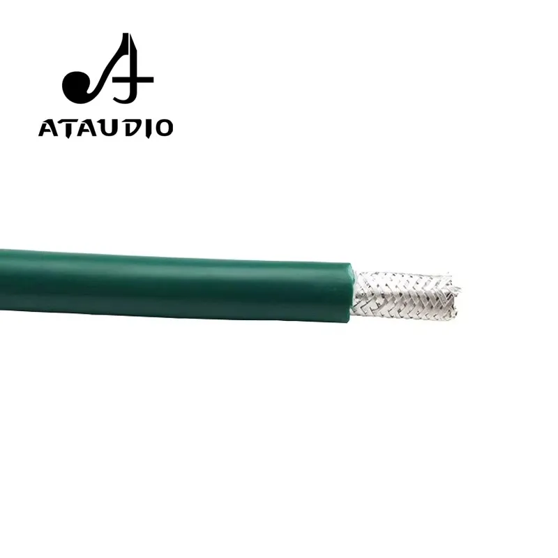 ATAUDIO 2328 Cavo sfuso audio RCA HiFi placcato argento e rame Cavo sfuso ad alte prestazioni per fai da te