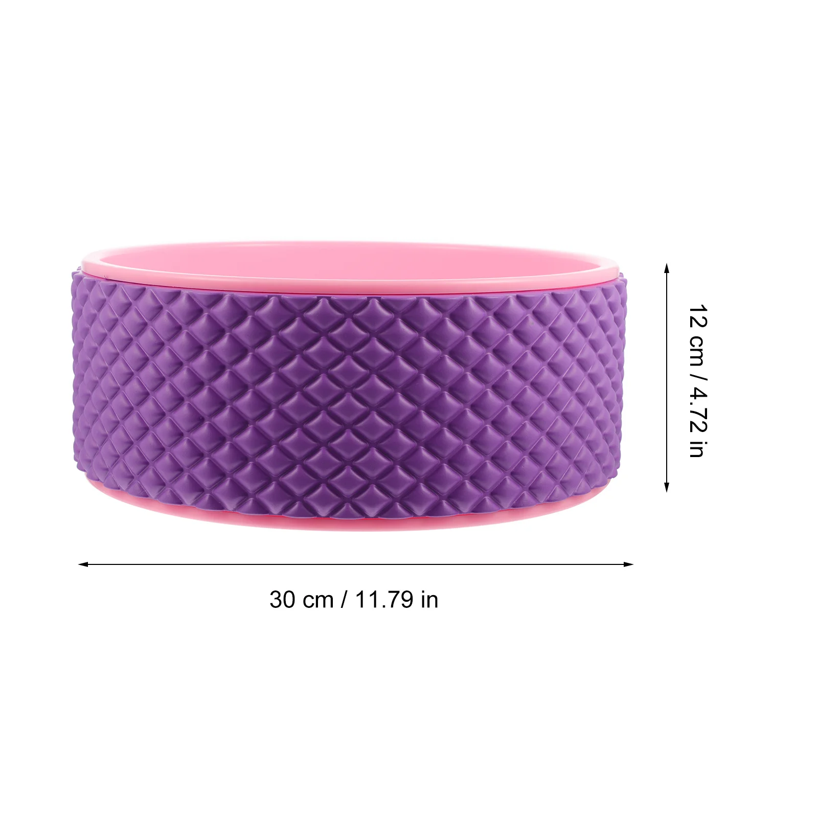 

1Pcs Yoga Wheel Plastic Roller Durable Fitness Backbend Wheel Massage Pilates Exercise Tool Plastic Yoga Roller