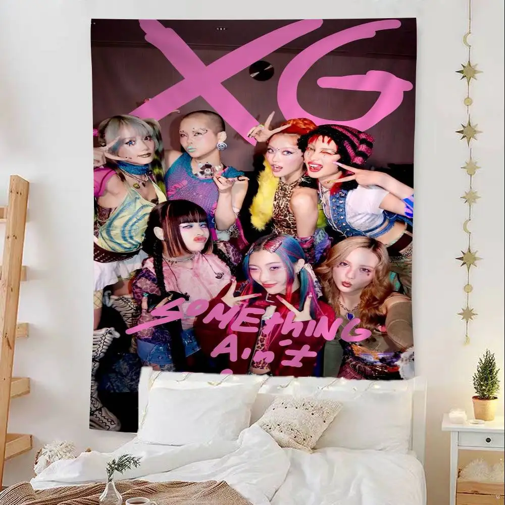 Kpop X-Xg معلقة البوهيمي نسيج رخيصة الهبي الجدار الشنق البوهيمي جدار المفروشات ماندالا الجدار الشنق ديكور المنزل #4