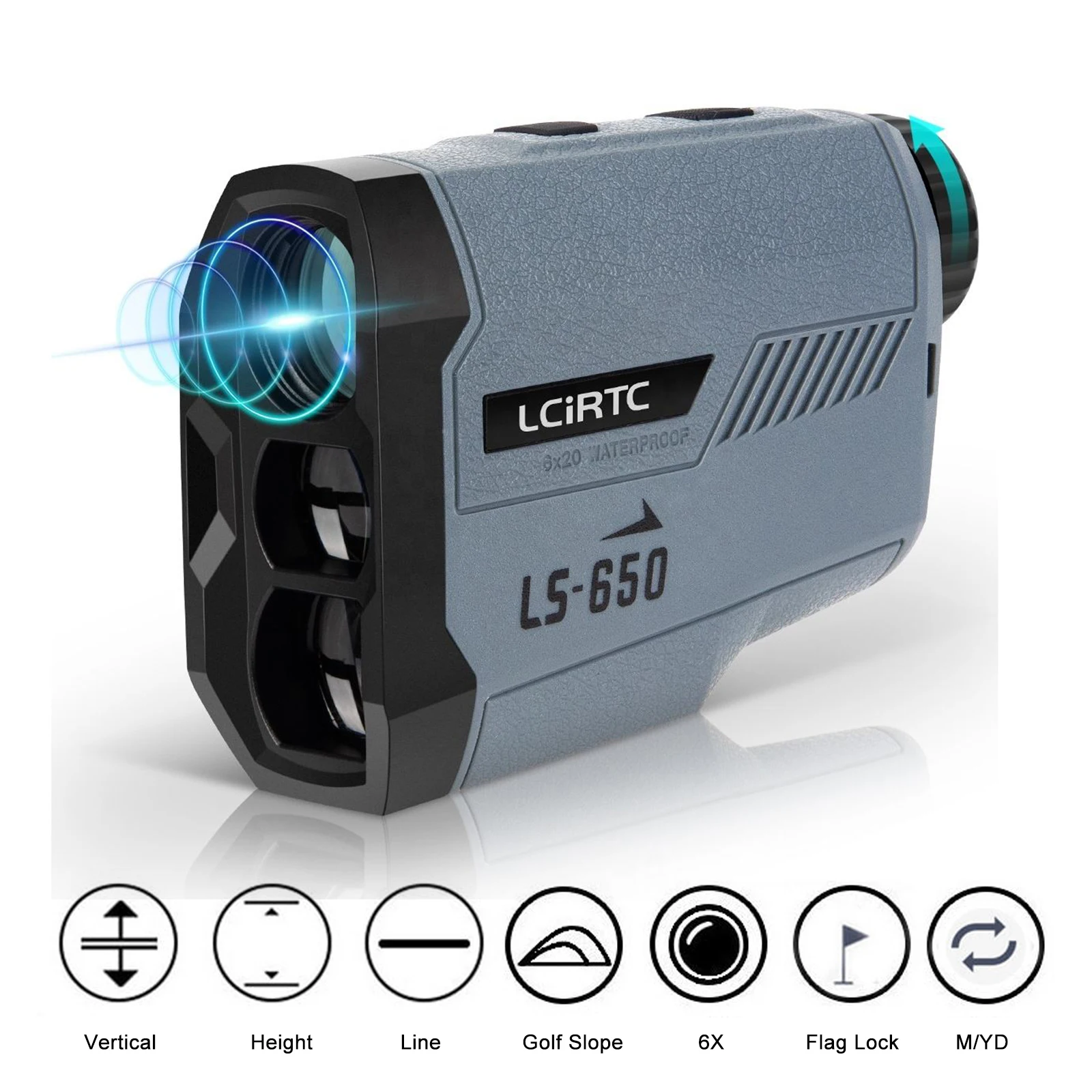 

﻿ G-olf L-aser Rangefinder 1000M 650M Telescope With Slope Adjusted Flag-Lock Vibration Distance Meter For Hunting Monocular