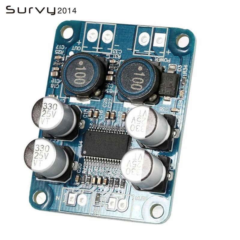 1PCS DC 12V-24V TPA3118 60W Mono Digital Audio Power Amplifier Board Amp Module
