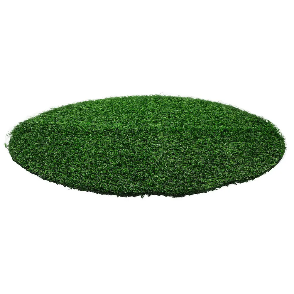 

Round Artificial Grass Table Cover Realistic Green Dining Table Mat for Wedding Wedding Birthday Baby Shower Holiday Event