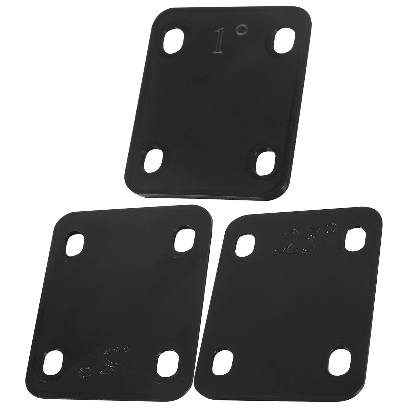 

3Pcs Reliable Guitar Neck Shims Simple Design Practical Use for Guitar and Bass Instrument Repair Bass Neck Shims