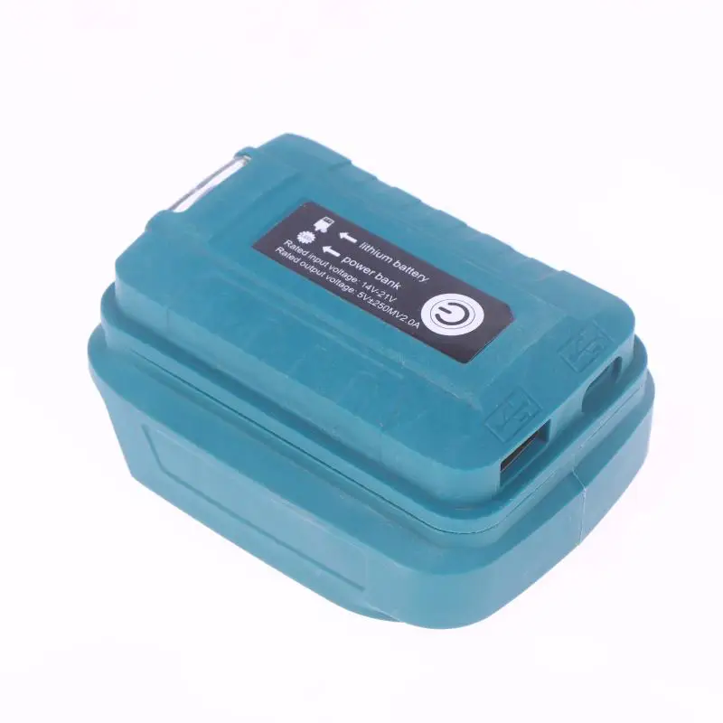 Цельный портативный адаптер для BL1830 BL1430 BL1850 14,4 В/18 В литий-ионный аккумулятор USB + преобразователь Type-c со светодиодной подсветкой