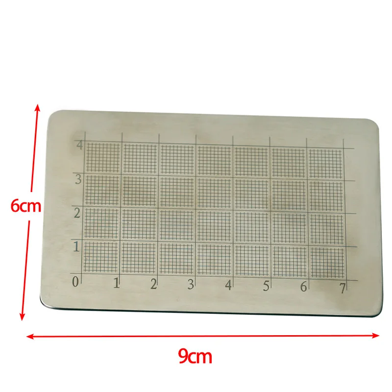 الفولاذ المقاوم للصدأ لوحة قياس اصطناعي الأنف والنحت ، سيليكون التيتانيوم مع مقياس ، أداة أداة قياس