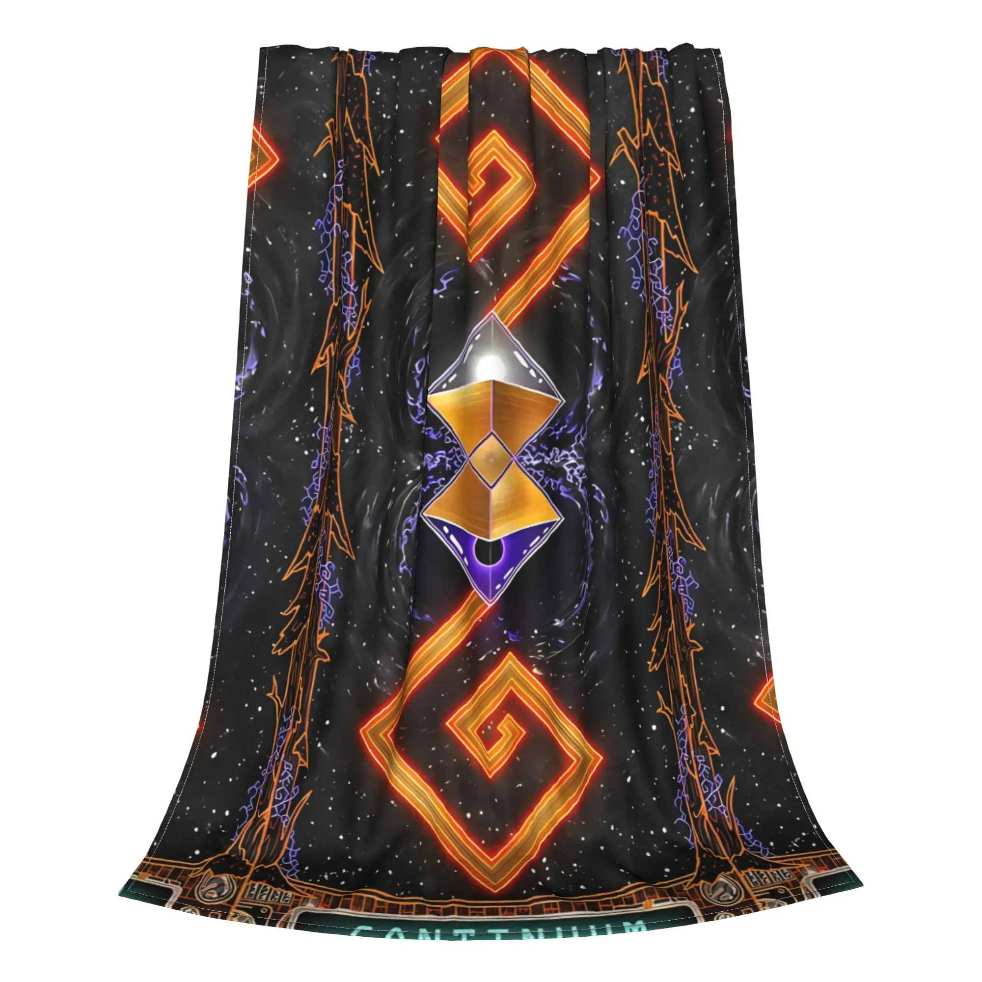 1PC Dark Cosmic  Outer Wilds Home Room Decorations Winter Blankets For Adults Bedding Home Interior Sofa Knee