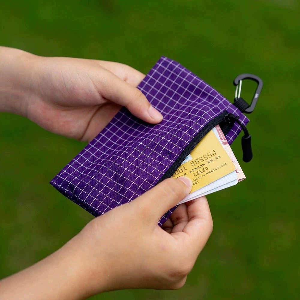 Lightweight Outdoor EDC Storage Pouch Waterproof Coin Purse Outdoor Organizer Zipper ‌Wear Resistant Key Card Wallet Travel Bag