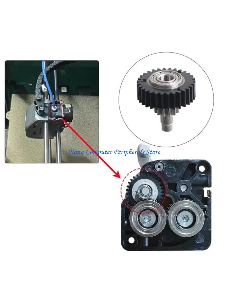 

F68C 3D Printing Integrated Extruder Gear Coating Gear Replacement For K1 K1C 3D Printers Extruder Gear Accessories