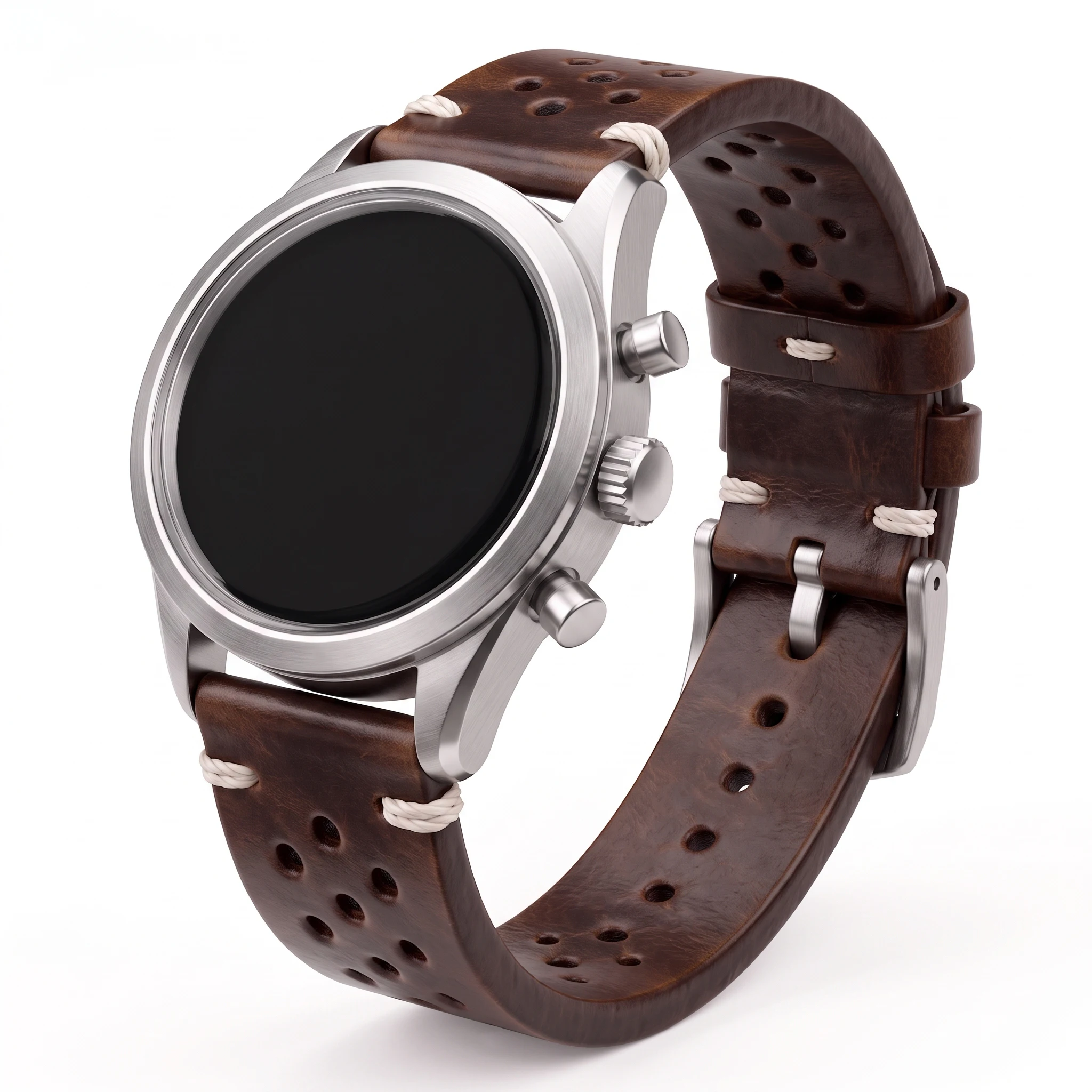 手作りトップグレインオイルワックスレザー時計バンド 18mm - Vintage Watch Collecting のレビューと価格