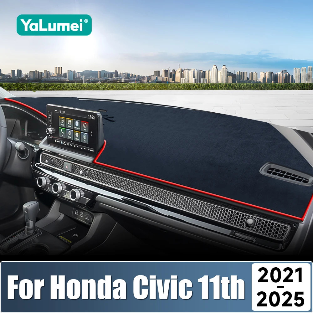Für Honda Civic 11th Gen 2021 2022 2023 2024 2025 Auto Dashboard Sonnenschutz Abdeckung Matte Instrument Panel Vermeiden licht Pad Zubehör