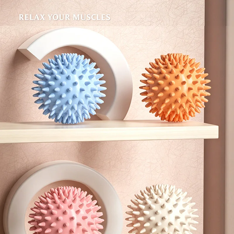 Massage Ball Spiky Myofascial Release Trigger Point Deep Tissue Muscle Relaxation Yoga Fitness Foot Back Shoulder Massager