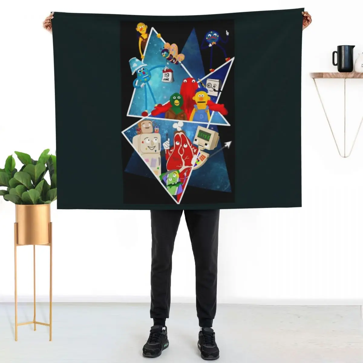 

Don_t Hug Me I_m Scared Tribute Throw Blanket Cozy Light Blanket for Travel Camping Picnic