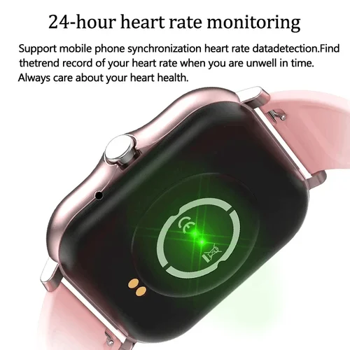 Imagen 2 del producto Reloj inteligente LIGE para hombres y mujeres, regalo, pantalla completamente táctil de 1,44 pulgadas, relojes deportivos para Fitness, llamadas Bluetooth, reloj inteligente Digital