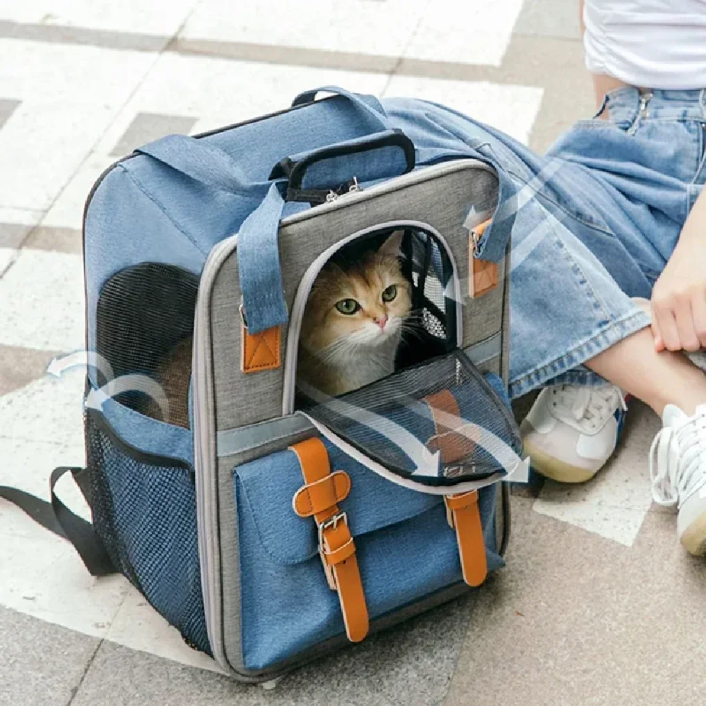 

Pet Backpack Cat Carrier Bags Fashion Outdoor Travel Backpack for Cat Small Dogs Transport Backpack Carriers
