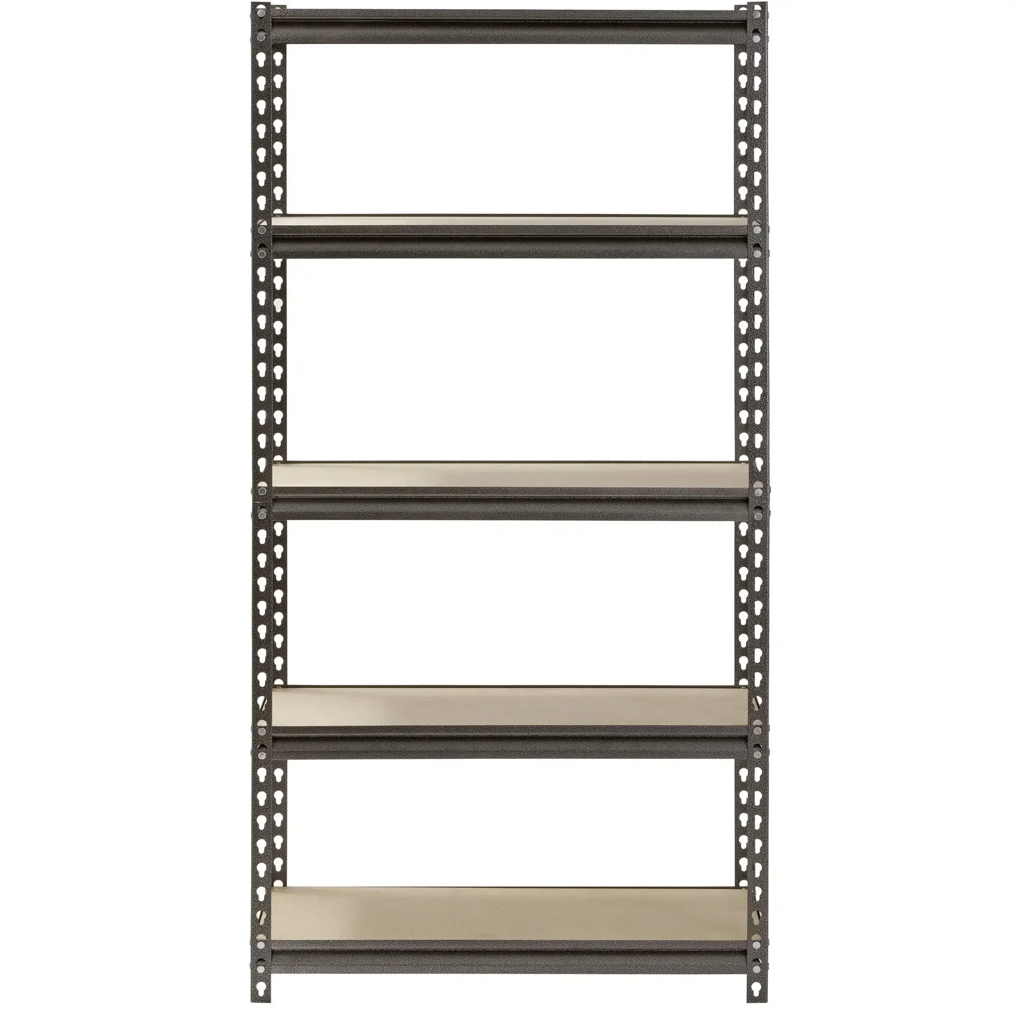 

5-Shelf Steel Shelving, Silver-Vein, 12" D x 30" W x 60" H