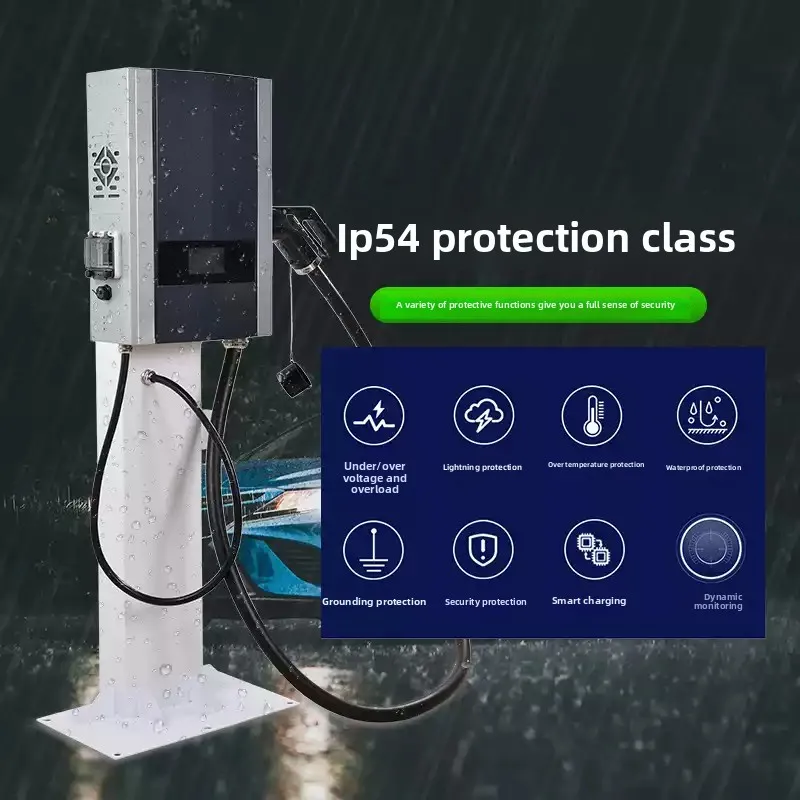رائجة البيع الذكية تيار مستمر شاحن EV 7KW/ 20KW/30kW/40KW GB/T CCS1 CCS2 المقبس محطة شاحن EV من مختلف السيارات الكهربائية