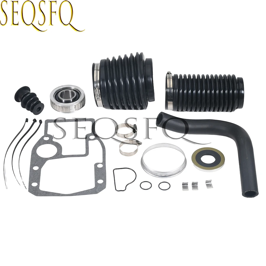 911826 Exhaust Bellows Gimbal Bearing Kit For Volvo Penta SX OMC Cobra Drive 3854127 3841481 3850426 Transom Bellows Parts
