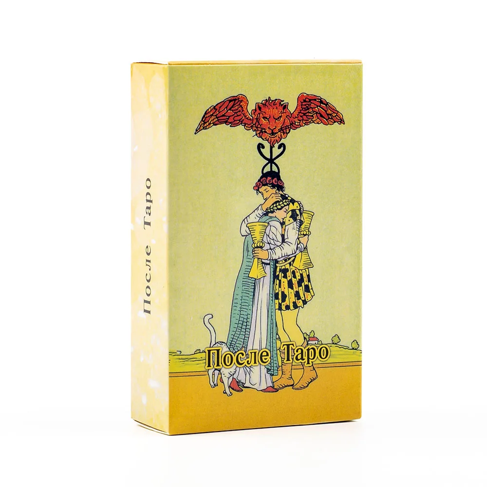 После Таро after Tarot Cards 78Pcs Russian Visions Fate Divination Fortune Telling Card Game Party Board Game for Entertainment